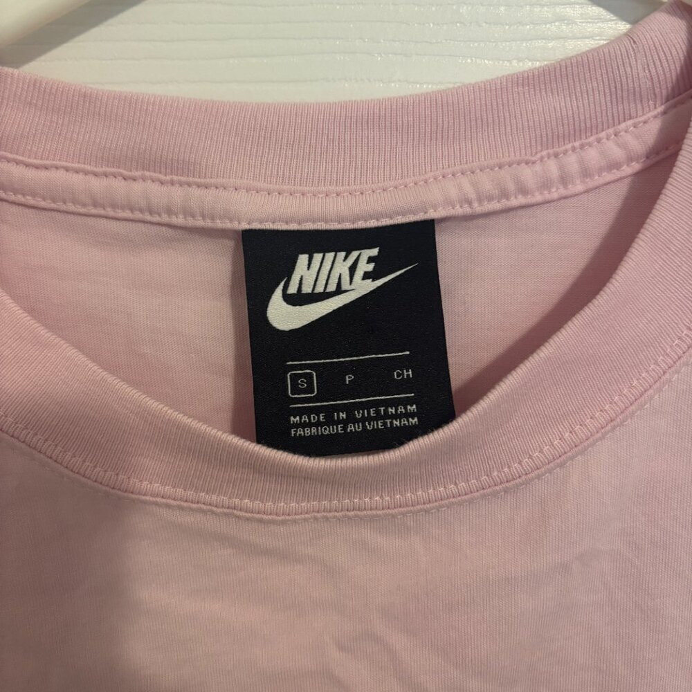 Nike Sportswear Icon Clash Size Small Logo Pink Drawstring Mini Women's Dress - Picture 4 of 8